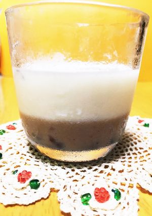 優しいスイーツあずきミルクプリン-レシピのメイン写真