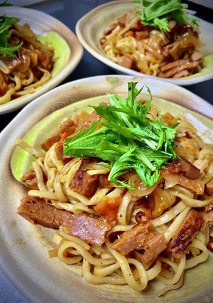 賄い！スパムとトマトの琉球アラビアータ風-レシピのメイン写真