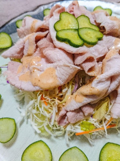一手間で柔らかくなる豚の冷しゃぶサラダ-レシピのメイン写真