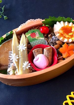 あり合わせのおかず 秋弁当 詰め方-レシピのメイン写真