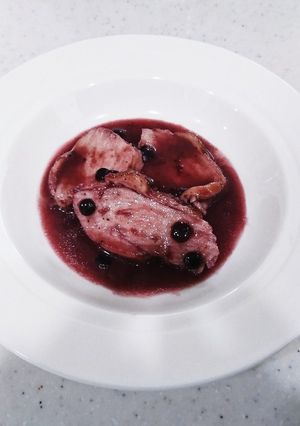 鶏ソテーのブルーベリーレモンソースがけ☆-レシピのメイン写真