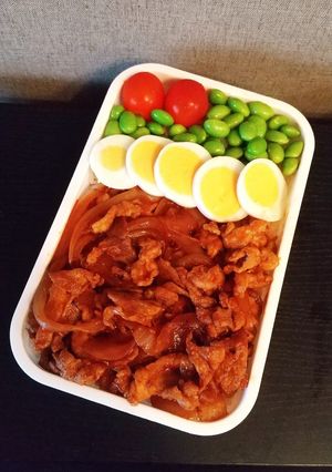 お弁当(9/22)ポークケチャップ-レシピのメイン写真