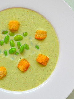 枝豆の冷製スープ(とっても簡単)-レシピのメイン写真
