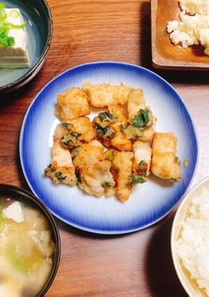 鷄むね肉と大葉の塩唐揚げ-レシピのメイン写真