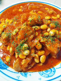 簡単チリコンカン(鶏肉と大豆のトマト煮)-レシピのメイン写真
