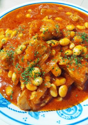 簡単チリコンカン(鶏肉と大豆のトマト煮)-レシピのメイン写真