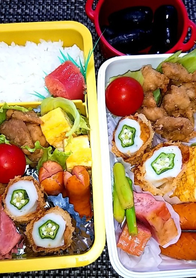 息子と娘のお弁当'20.9.18-レシピのメイン写真