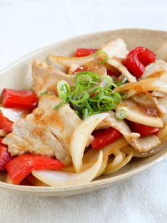 豚肉と彩り野菜のみぞれゆずぽん酢炒め-レシピのメイン写真