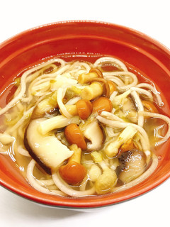 【病院】ミニきのこそば【給食】-レシピのメイン写真