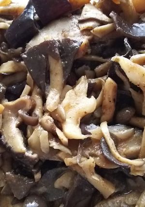 キノコの酢醤油炒め煮-レシピのメイン写真