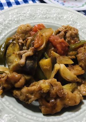冷めても美味しい♡豚コマのトマト炒め-レシピのメイン写真