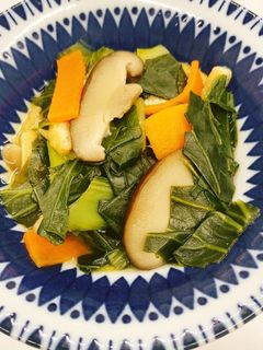 【病院】ちんげんさい煮【朝食】-レシピのメイン写真