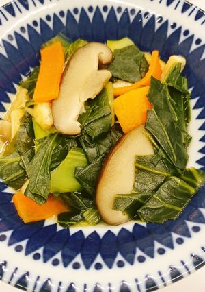 【病院】ちんげんさい煮【朝食】-レシピのメイン写真