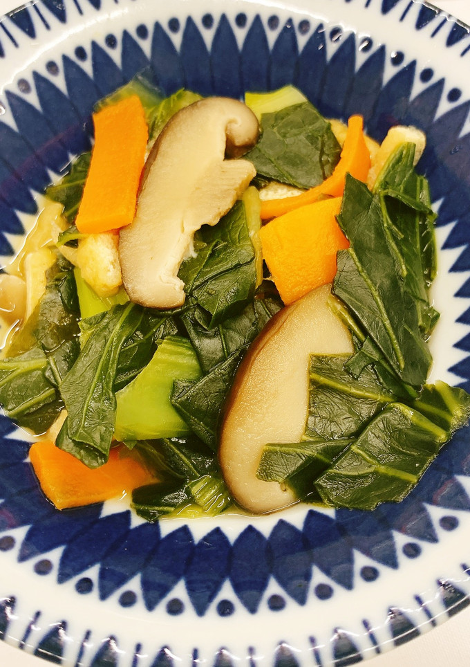 【病院】ちんげんさい煮【朝食】-レシピのメイン写真