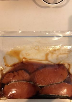鮭の醤油漬け-レシピのメイン写真