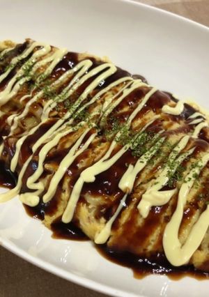 ☆カットキャベツでお手軽とんぺい焼き♪-レシピのメイン写真