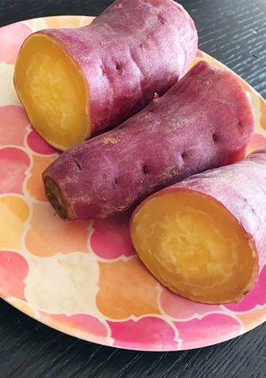 秋の旬野菜♪ほくほくふかしいも-レシピのメイン写真