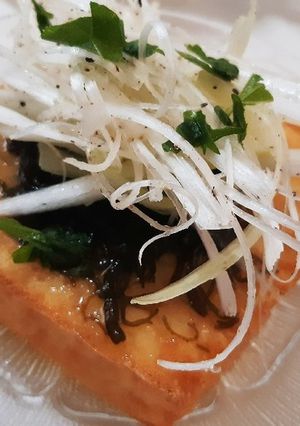 にんにく×ごま油香る厚揚げさっぱり仕立て-レシピのメイン写真