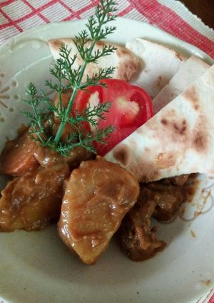 残りカレーとトルティーヤ-レシピのメイン写真