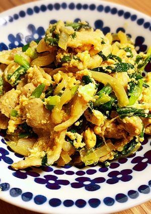 豚肉とニラの卵とじ-レシピのメイン写真