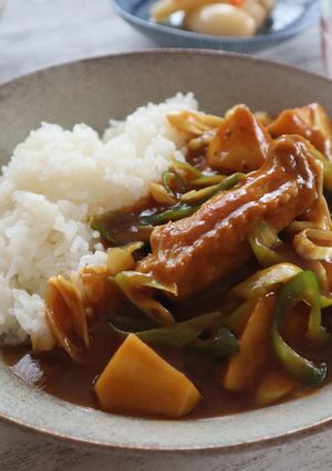 シャキシャキねぎのそば屋風カレー-レシピのメイン写真