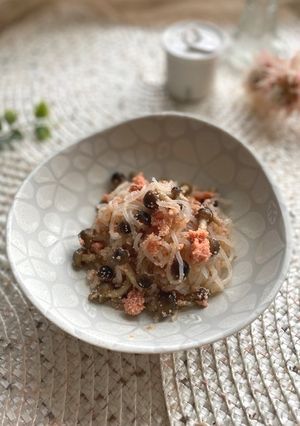 しらたきとしめじの明太子炒め-レシピのメイン写真