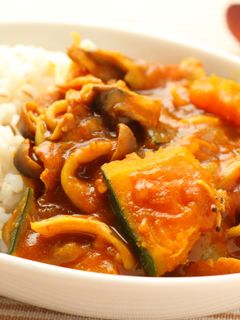 ほっくりかぼちゃとキノコのカレー-レシピのメイン写真