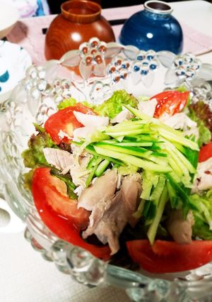 鶏もも肉のさっぱりサラダ-レシピのメイン写真