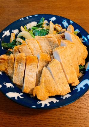 【冷凍】トンカツ用豚ロースで味噌トンテキ-レシピのメイン写真