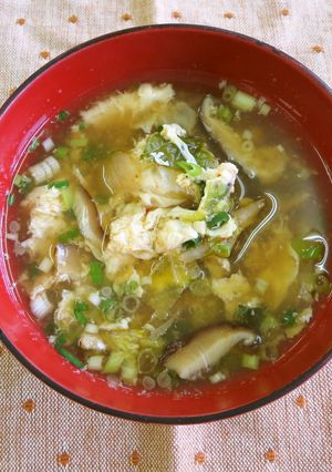 たまごとキムチのほっとスープ-レシピのメイン写真
