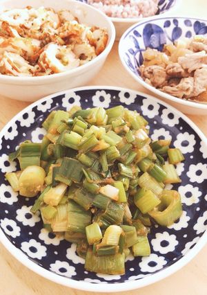 簡単！無限！青ネギ甘辛味噌炒め #うちの-レシピのメイン写真