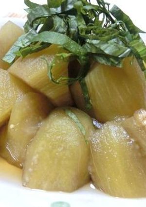 冷やしてトロリ♪　ナスのめんつゆ煮びたし-レシピのメイン写真