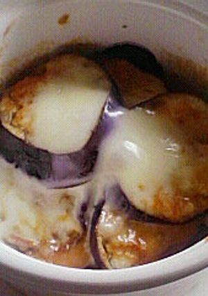 ♪超簡単！レンジでとろ～り茄子チーズ-レシピのメイン写真