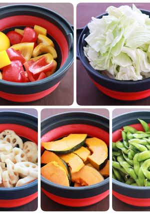 技あり蒸し野菜！デリキャセの加熱時間-レシピのメイン写真