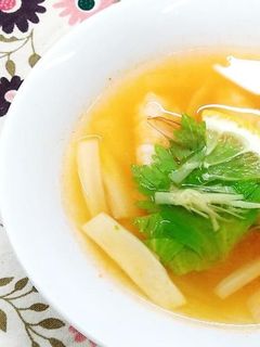 簡単!トムヤムクン風スープ-レシピのメイン写真