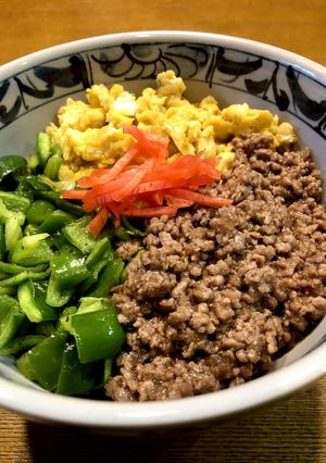 お手軽三色丼-レシピのメイン写真