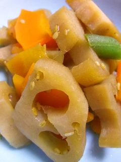 【病院】れんこん炒め煮【給食】-レシピのメイン写真
