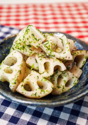 蓮根磯辺焼き-レシピのメイン写真
