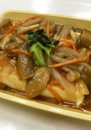 豆腐ステーキ中華きのこあんかけ-レシピのメイン写真
