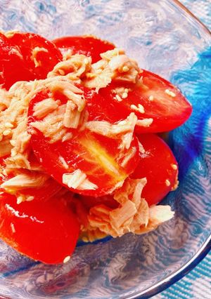 ＊麺つゆで！トマトとツナの旨うまサラダ＊-レシピのメイン写真
