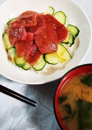 マグロ丼-レシピのメイン写真