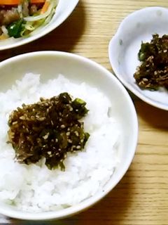 ねぎの青い部分を使って しっとりふりかけ-レシピのメイン写真