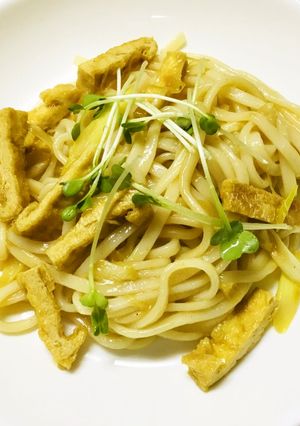 汁なし・カレーうどん-レシピのメイン写真