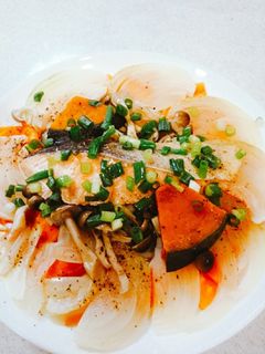 鮭のレンジ蒸し-レシピのメイン写真