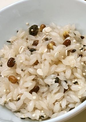 お豆と雑穀ご飯-レシピのメイン写真