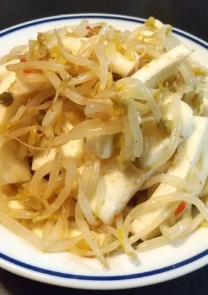 レンジで♪もやしとはんぺんのピリ辛ナムル-レシピのメイン写真