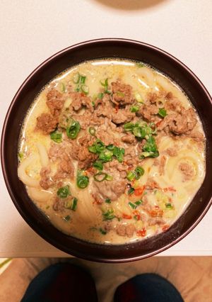 これからの季節に！坦々うどん☆-レシピのメイン写真