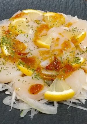 新たまねぎとホタテのカルパッチョ-レシピのメイン写真