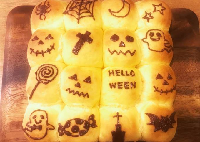 ちぎりパン&ドクロリースパン☆ハロウィン 近い