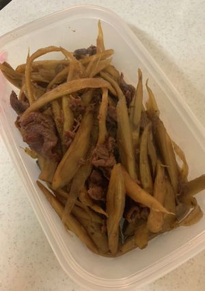 牛肉とごぼうの甘辛煮-レシピのメイン写真